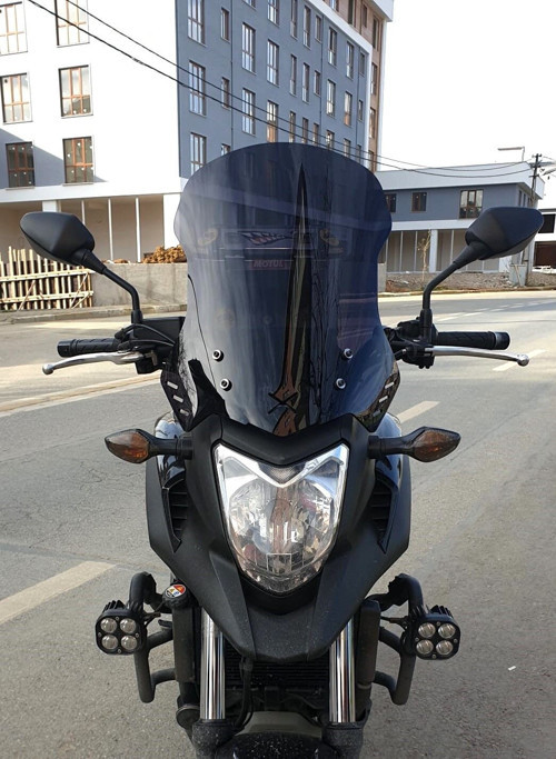 Honda NC 700 750 X Ön Cam 2012-2015 Model 59cm Siyah Renkli 4mm UZUN