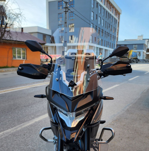 Voge DS 300 Ön Cam 2021-2026 Model 55cm Şeffaf Renkli 4mm