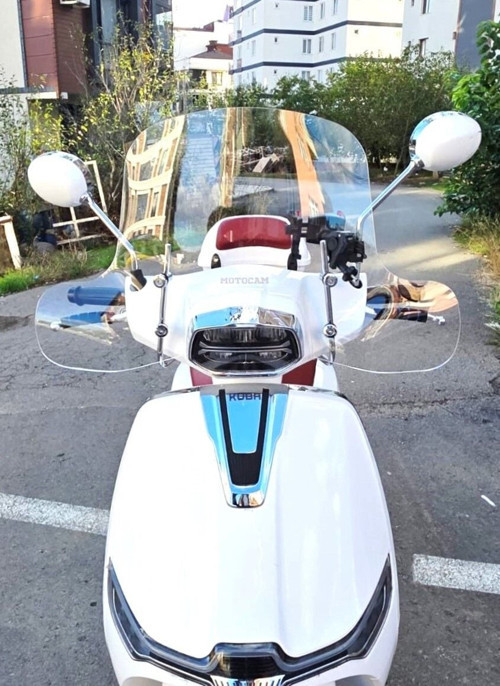 Küba MT 50 Pro Plus Ön Cam 2024-2026 Model 43cm Şeffaf Renkli 4mm Elcikli APARATSIZ