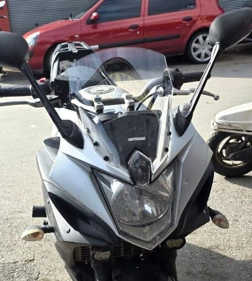 Yamaha XJ6 Diversion Ön Cam 2009-2016 Model 36cm Şeffaf Renkli 4mm