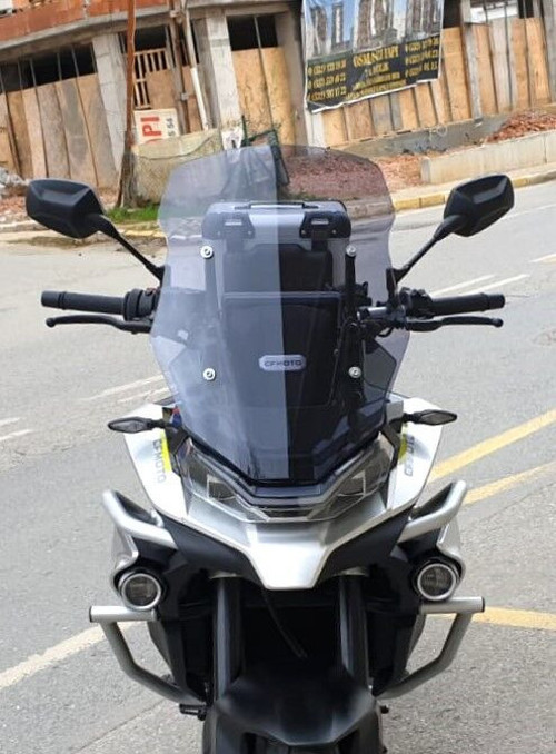 CF Moto 800 MT Ön Cam 2019-2026 Model 57cm Füme Renkli 4mm