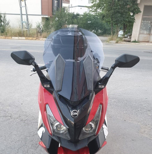 SYM Cruisym 250 İ Ön Cam 2018 Model 57cm Füme Renkli 4mm UZUN