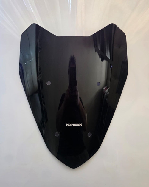 Voge SR3 Ön Cam 2023-2026 Model 40cm Siyah Renkli 4mm SPORTİF