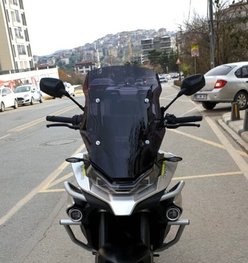 Cf Moto 800 Mt Ön Cam 2019-2026 Model 57Cm Siyah Renkli 4Mm İade Yoktur