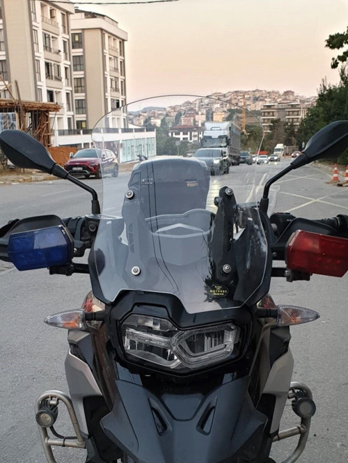 Bmw F 850 GS Ön Cam 2018-2023 Model 49cm Şeffaf Renkli 4mm