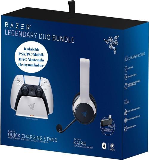 Legendary Bundle Kaira Kablosuz Kulaklık ve PS5 Dualsense Şarj İstasyonu RZ82-03980100-B3M1