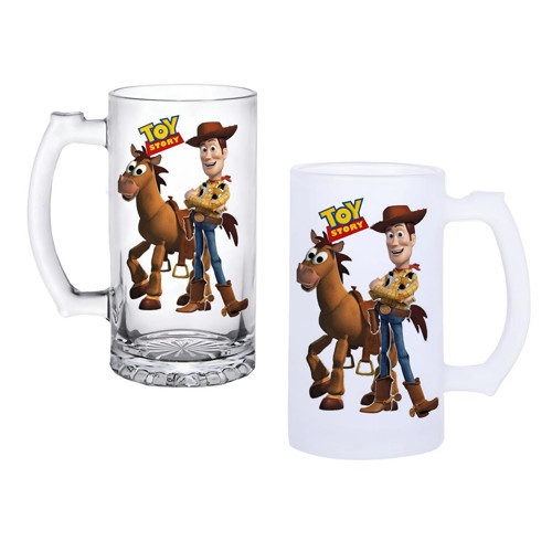 Toy Story woody Buzlu ya Buzsuz Seçenekleriyle Bira Bardağı
