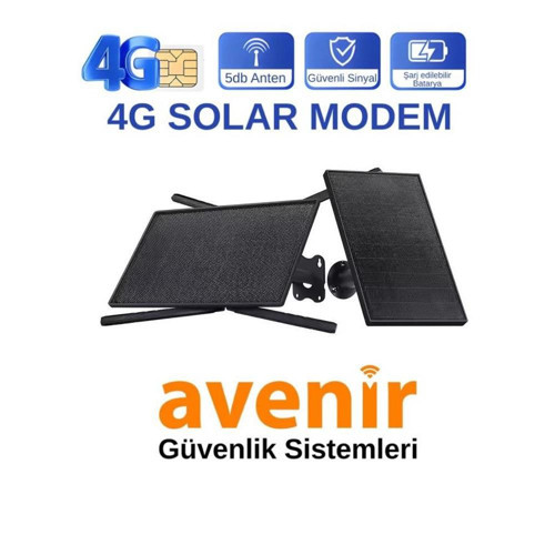 AV-4G-RTR 20Watt Güneş Enerjili Solar 4G Wifi Router İnternet Dağıtıcı