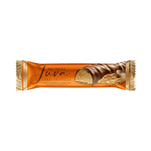 Yer Fıstığı Kremalı ve Krep Kırığı Dolgulu Sütlü Çikolata, 30G