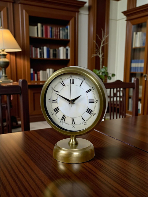 Aurum Retro 25x20 Eskitme Metal Masa Saati