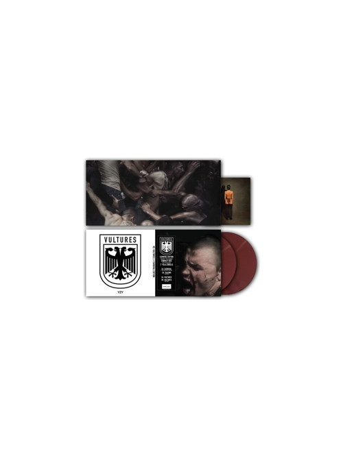 Kanye West, Ty Dolla Sign - Vultures 1 (carnival Edıtıon Incl Exclusive Artwork - Limited Edition Maroon Vinyl) - 2 Single Plak 7'' + 1 Cd
