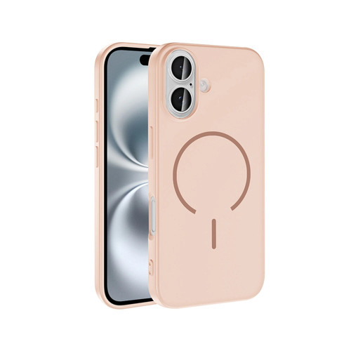 Apple iPhone 16 Kılıf M-safe Şarj Özellikli Zore Meta Kapak