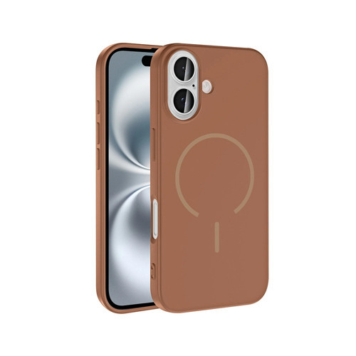 Apple iPhone 16 Kılıf M-safe Şarj Özellikli Zore Meta Kapak
