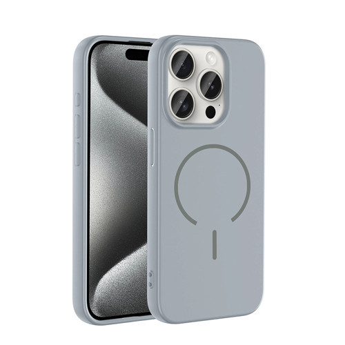 Apple iPhone 15 Pro Max Kılıf M-safe Şarj Özellikli Zore Meta Kapak