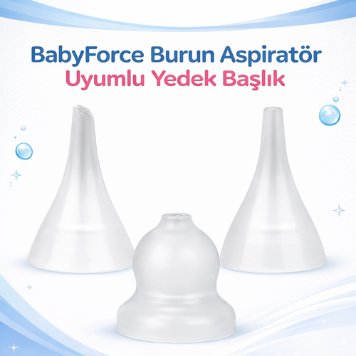 BH-031 Burun Aspiratör Uyumlu Yedek Başlık – 3’lü Set 50502646003