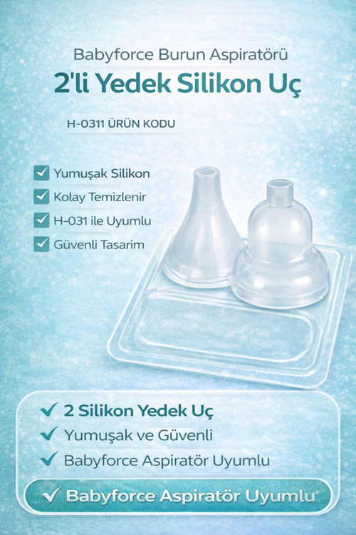 BR-8820 Uyumlu 2’li Yedek Silikon Başlık