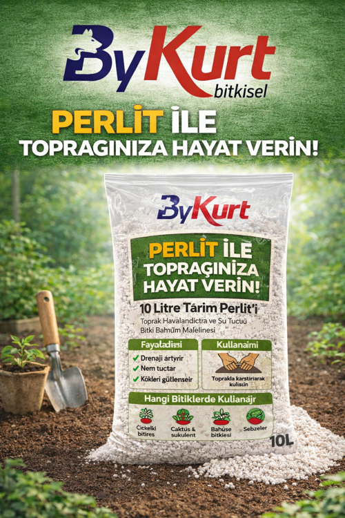 Tarım perliti Çiçek toprağı karışımı 10 litre toprak perliti