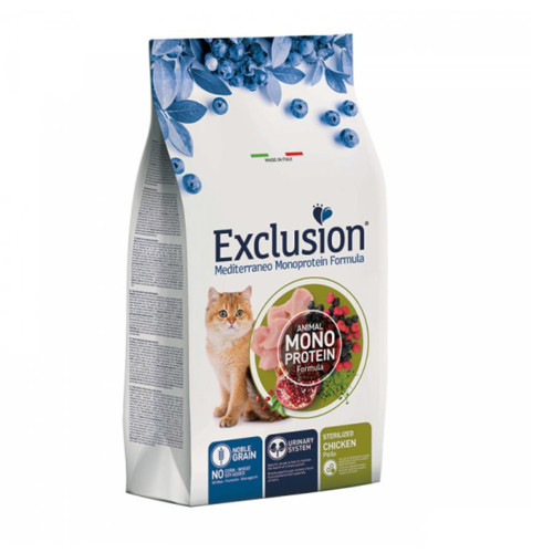 Monoprotein Tavuklu ve Narlı Düşük Tahıllı Kısırlaştırılmış Kedi Maması 12 Kg