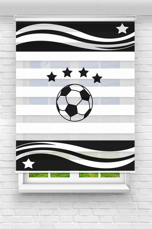 (ENXBOY) TOP DİJİTAL BASKILI ZEBRA PERDE-COCUK ODASI-STOR PERDE