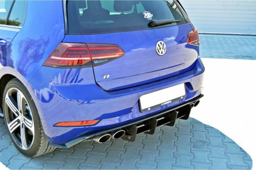 Vw Golf 7.5 R Arka Tampon Splitteri Parlak Siyah