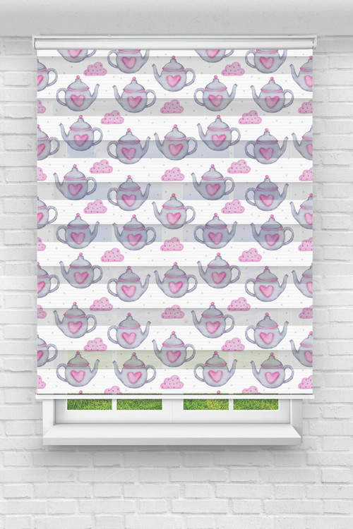 (ENXBOY)ÇAYDANLIK DİJİTAL BASKILI ZEBRA PERDE-COCUK ODASI-STOR PERDE