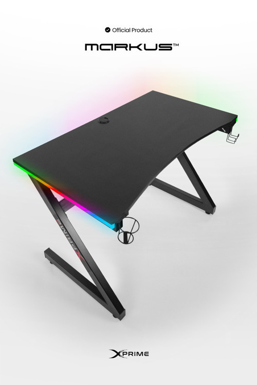 Markus Rgb Ledli Oyuncu Masası 114 cm