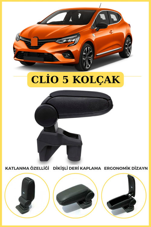Clio 5 Siyah Kol Dayama - Kolçak 2020 Ve Üzeri
