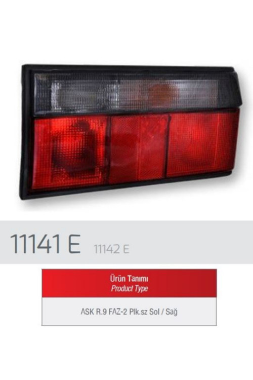R9 FAİRWAY UYUMLU SOL ARKA STOP LAMBASI 11141ENS GOLD