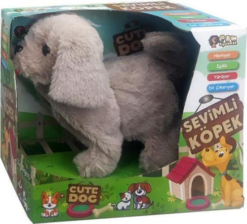 1151 Sesli Hareketli Sevimli Peluş Köpek Oyuncak