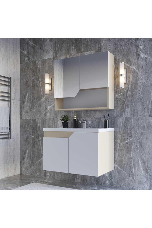 Napoli 65 Cm Mdf Banyo Dolabı Seti