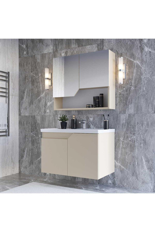 Napoli 65 Cm Mdf Banyo Dolabı Seti