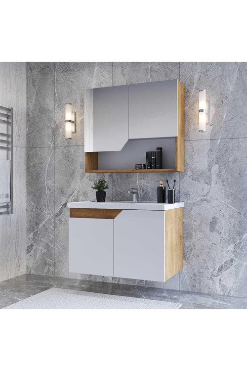 Napoli 65 Cm Mdf Banyo Dolabı Seti