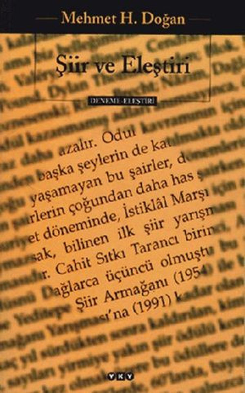 Şiir ve Eleştiri - E-Kitap
