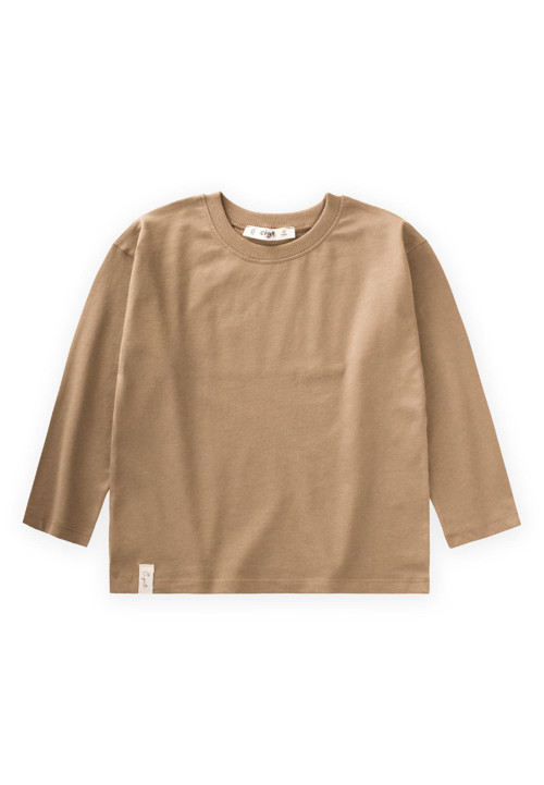 Mevsimlik Basic T-Shırt 2-10 Yaş Camel