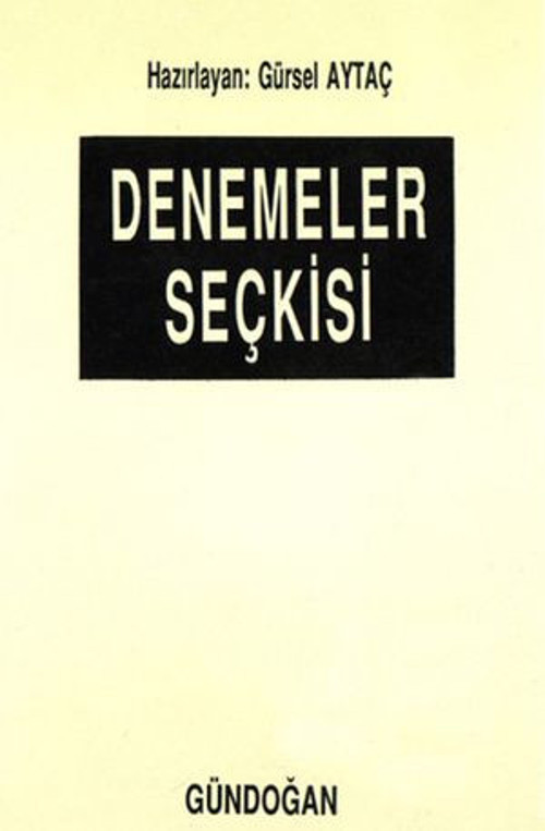 Denemeler Seçkisi - E-Kitap