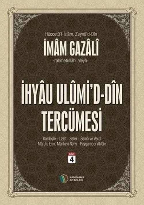 İhyau Ulumid'd-Din Tercümesi Cilt 4 - E-Kitap
