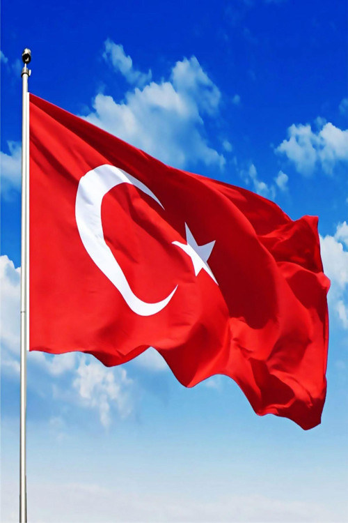 Türk Bayrağı 120X180 Cm - Alpaka Kumaş 1. Kalite