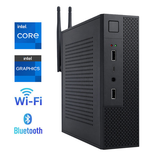 Mini-56 Intel Core i7 7700 16GB Ram 256GB M.2 NVMe SSD Type-C WiFi Bluetooth Mini PC