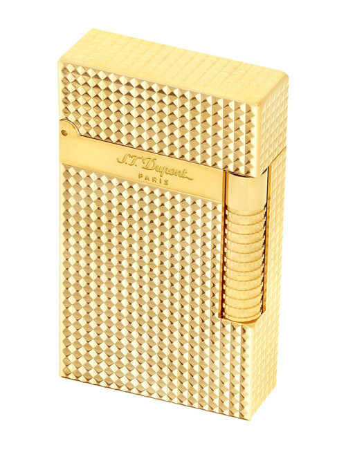 S.T. Dupont New Le Grand Dupont Yellow Gold Diamond Head Çakmak 23009