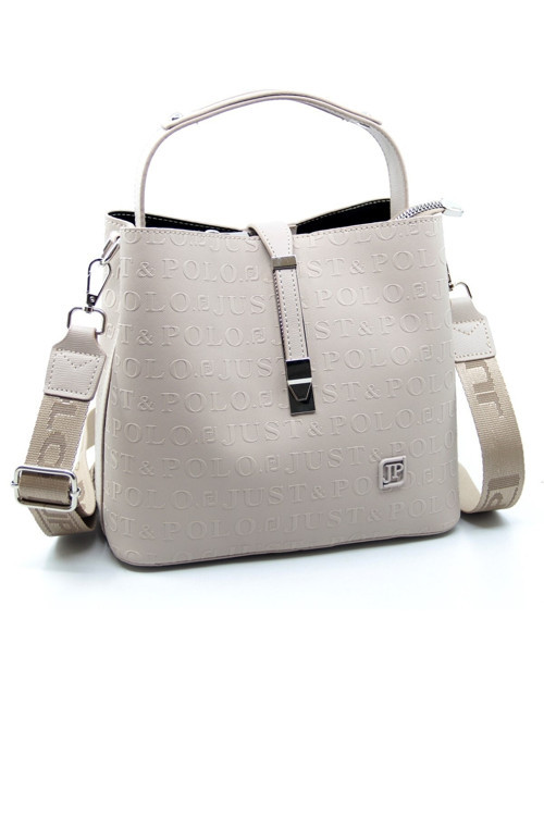 Kum Yeni Sezon Baskılı 3 Bölmeli Kadın Omuz Çantası 22X20Cm Pbu2098