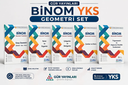 GÜR YAYINLARI BİNOM YKS GEOMETRİ SET 2025-26