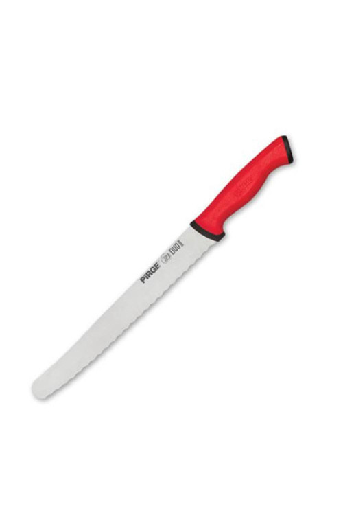 Duo Ekmek Bıçağı Pro 22,5 Cm, Dişli, Kırmızı