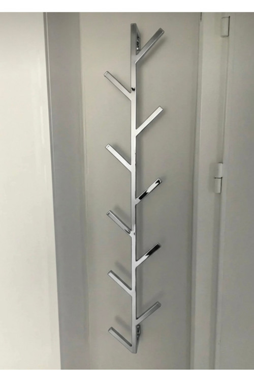 Fidan Krom Antre Çanta, Mont, Bornoz Ve Havlu Askılık (7 Askılı- 75Cm)