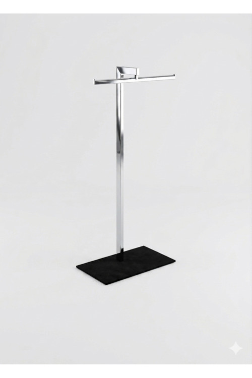 Krom Elbise Askılığı Orta Stand