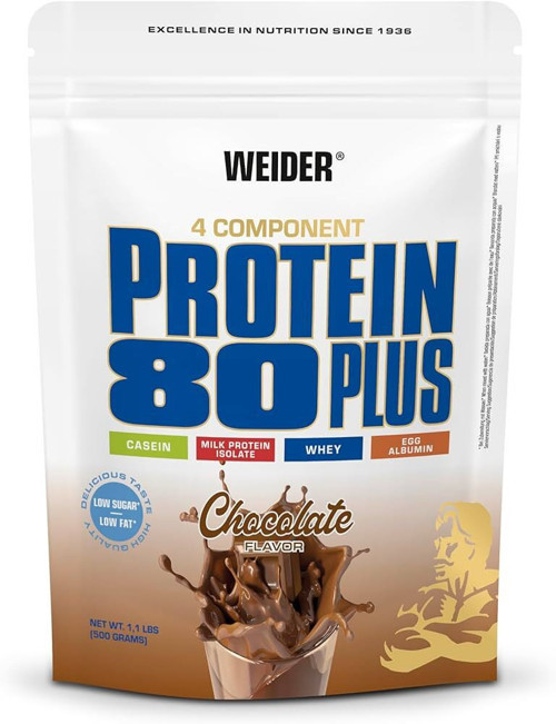 80 Plus Casein + İsolate + Whey + Egg (Yumurta) Komplex Protein 500 Gram