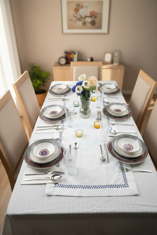 İkonyum 24 Parça Porselen Yemek Takımı