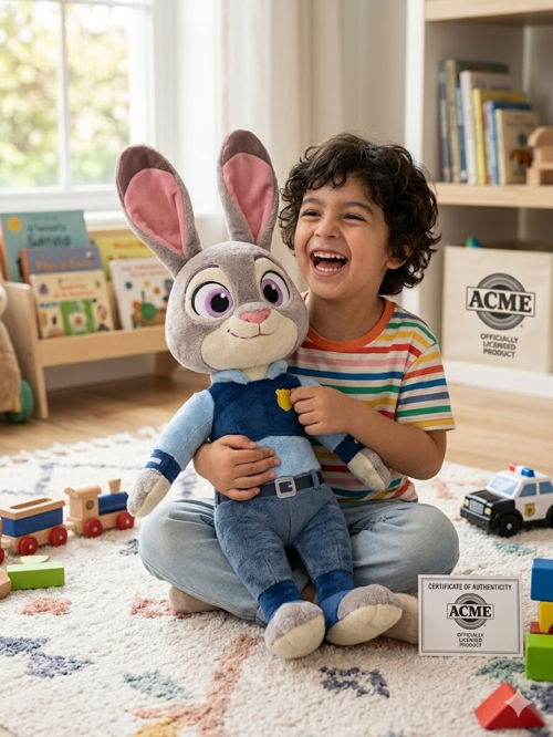 65 CM Dev Boy Judy Hopps Peluş Oyuncak Büyük Boy Yumuşacık Tavşan Peluş Sevimli