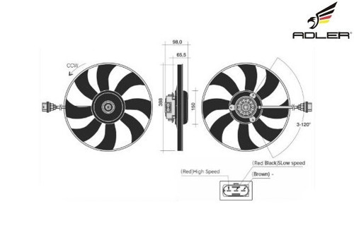 6Q0959455N FAN MOTORU - FABİA-POLO 1.4 D.