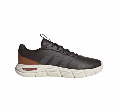 JS4917-E adidas Cloudfoam Flex - Laces Erkek Spor Ayakkabı Kahve