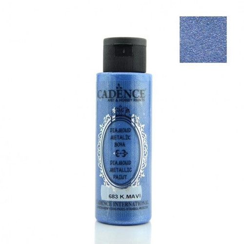 Diamond Metalik Boya 683 Koyu Mavi 70ml